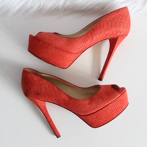 Brian Atwood Bambola Coral Snake Pumps